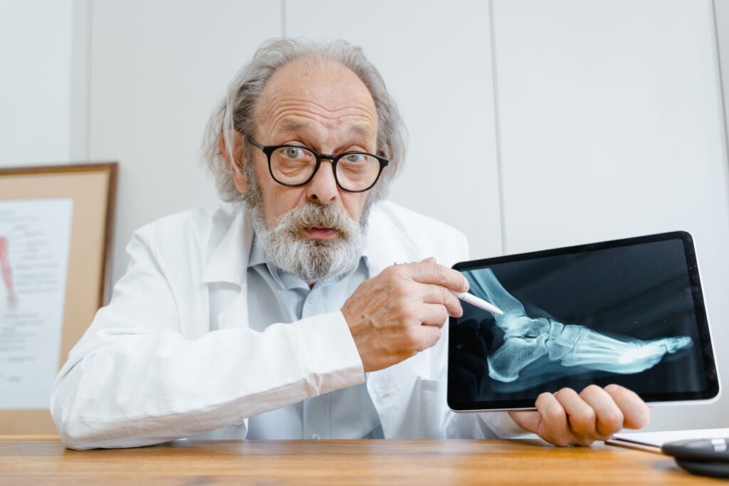 Healthcare Press Releases doctor using digital healthcare dashboard
