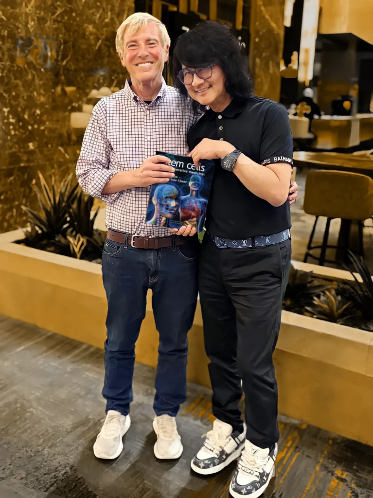 prof mike chan with leigh steinberg jerry maguire
